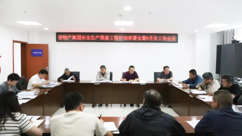 省物產(chǎn)集團(tuán)召開安全生產(chǎn)強(qiáng)基工程行動(dòng)部署會(huì)暨6月份安全生產(chǎn)工作會(huì)議