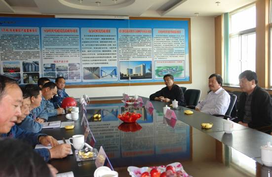 劉崇珩、馮志洪蒞臨青海物產(chǎn)北川工業(yè)物流園參觀